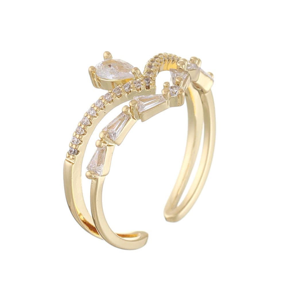 Women's French Style All-matching Fashionable RingCJLX233943201AZWomen's French Style Fashionable Ring - All-Matching