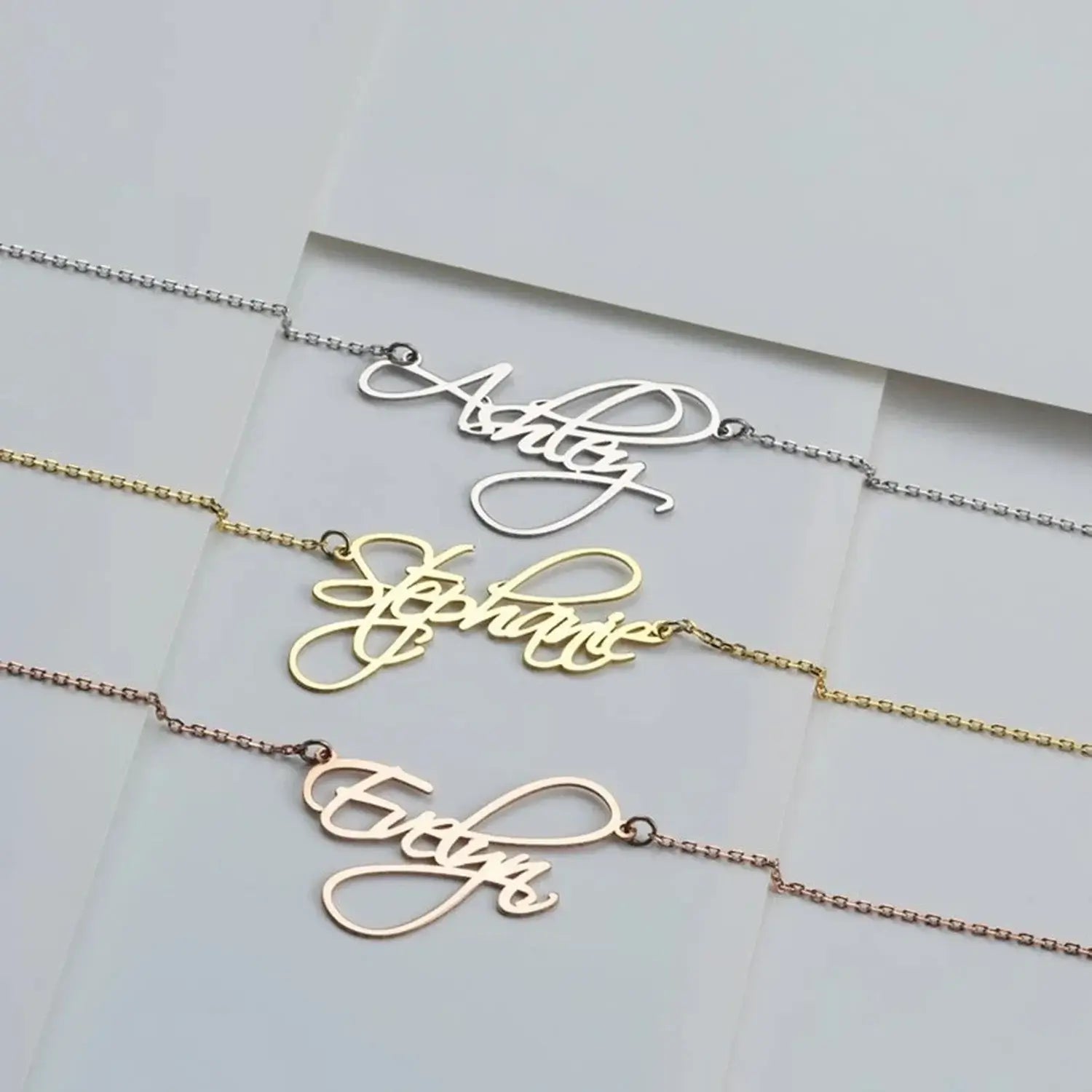 Script Name Necklace