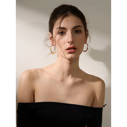 Minimalist Stainless Steel Geometric Chic Earrings