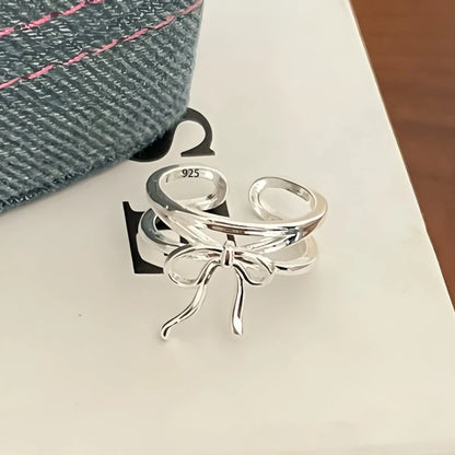 925 Sterling Silver Flower Lace Ring