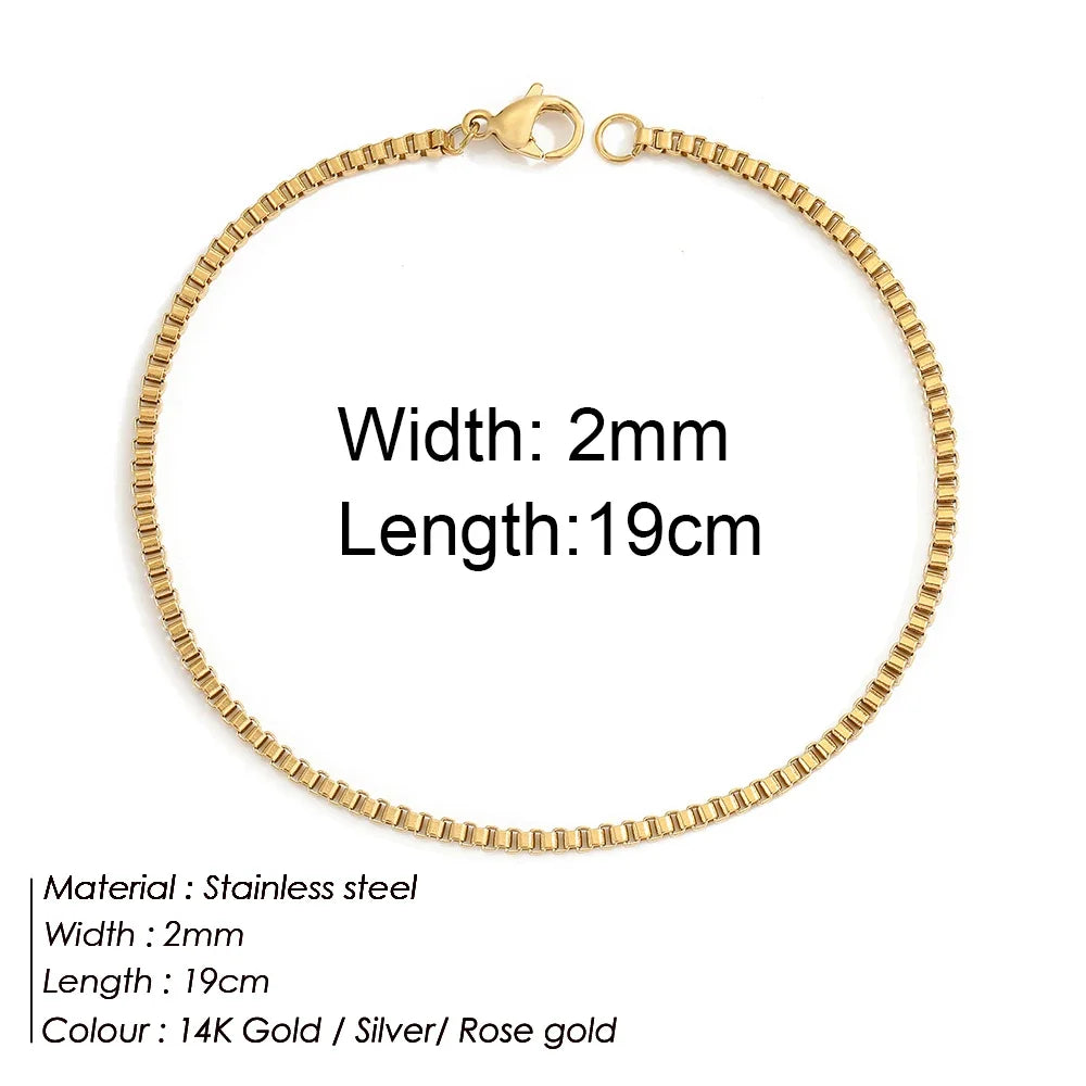 Gold Twist Cuban Chain Bracelet