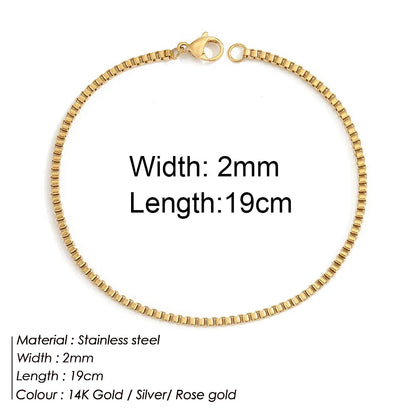 Gold Twist Cuban Chain Bracelet