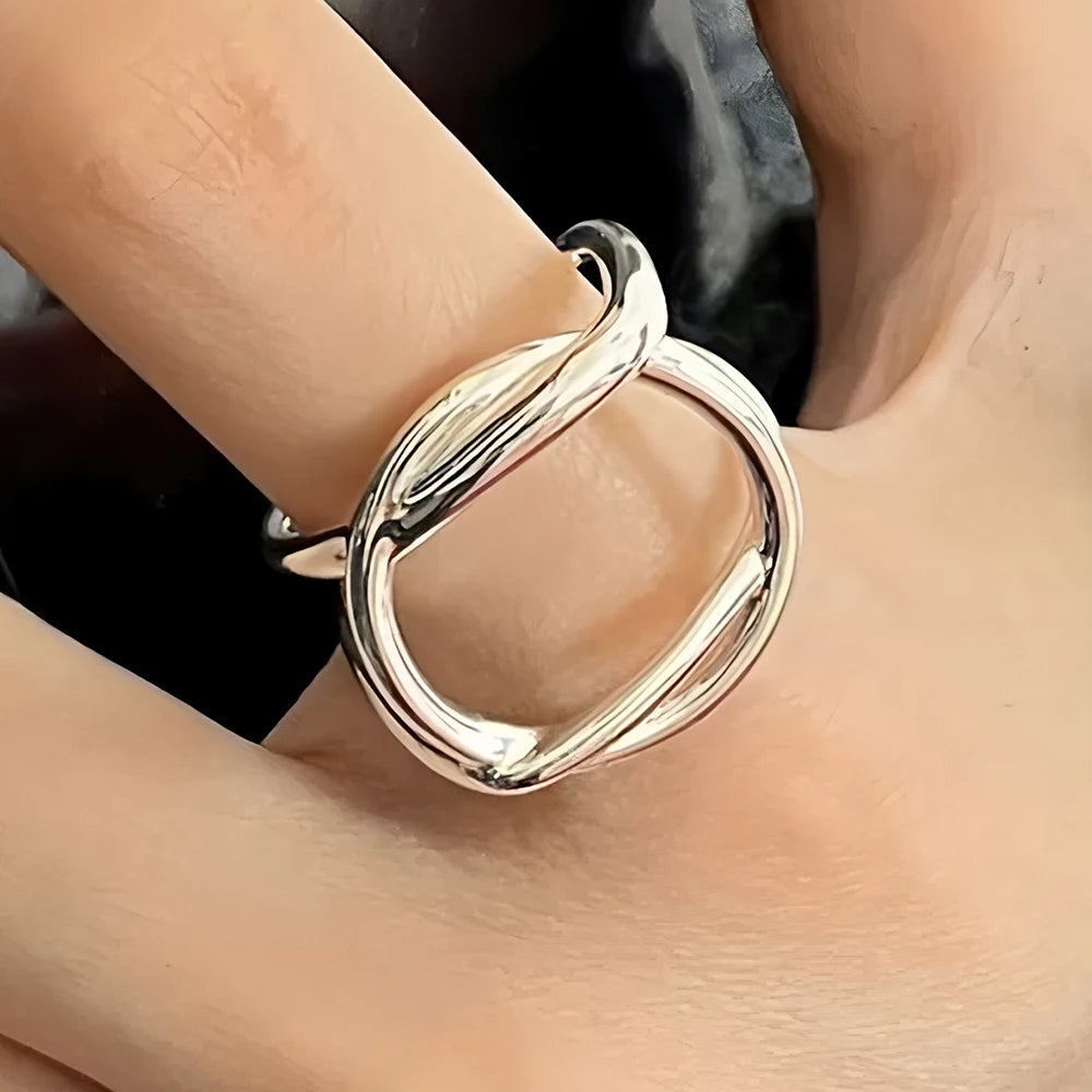 925 Sterling Silver Flower Lace Ring