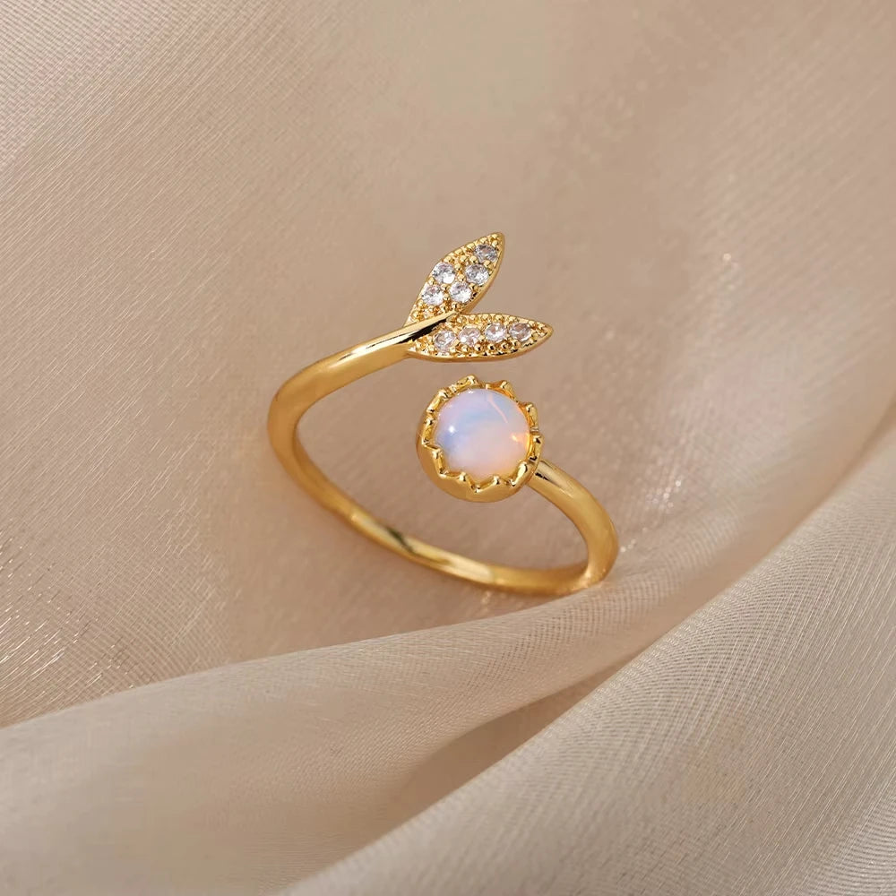 Luxury Zircon Geometric Rings For Women