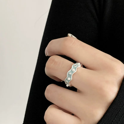 925 Sterling Silver Flower Lace Ring