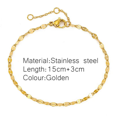 Gold Twist Cuban Chain Bracelet