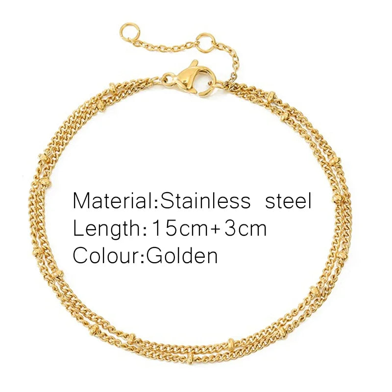 Gold Twist Cuban Chain Bracelet
