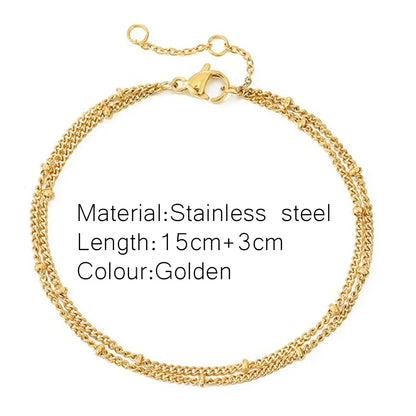 Gold Twist Cuban Chain Bracelet