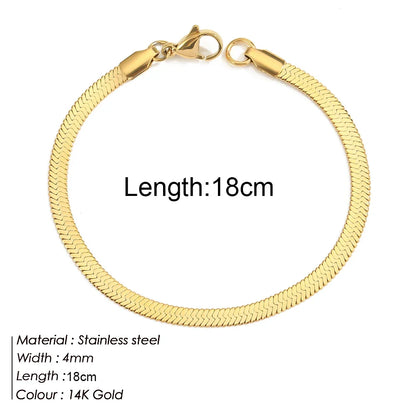 Gold Twist Cuban Chain Bracelet