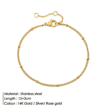 Gold Twist Cuban Chain Bracelet