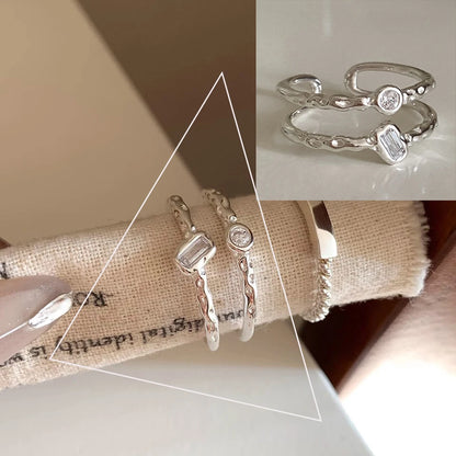 925 Sterling Silver Flower Lace Ring