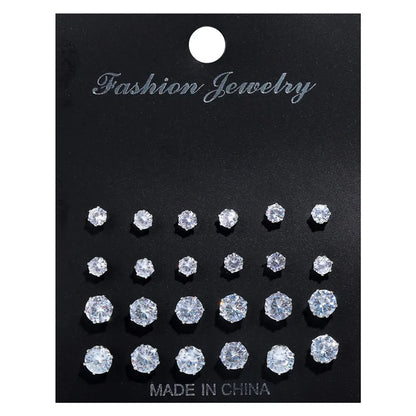 Women’s Pearl & Stud Earrings Set