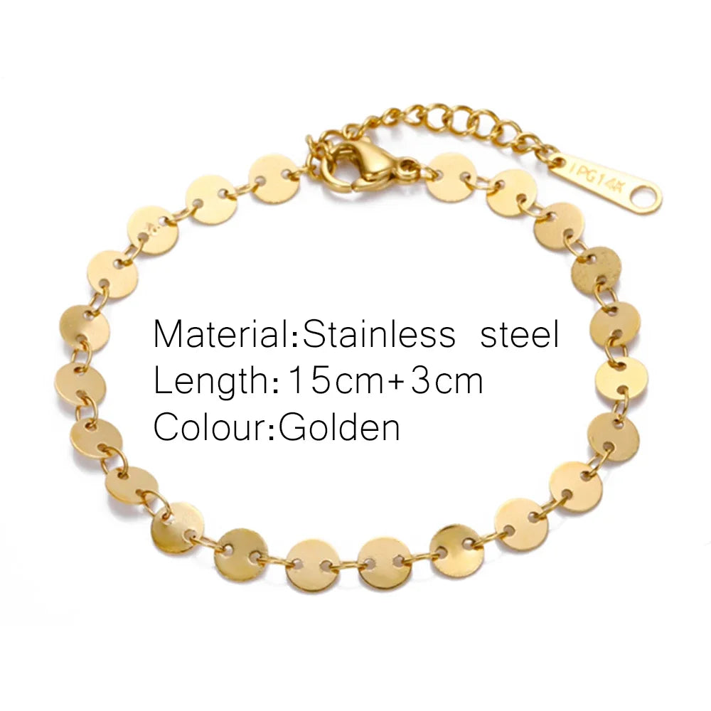 Gold Twist Cuban Chain Bracelet
