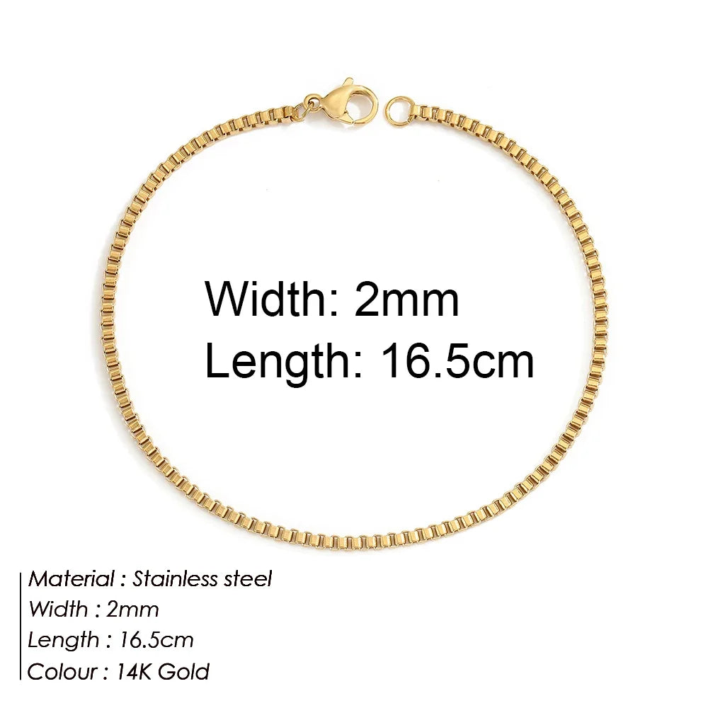 Gold Twist Cuban Chain Bracelet