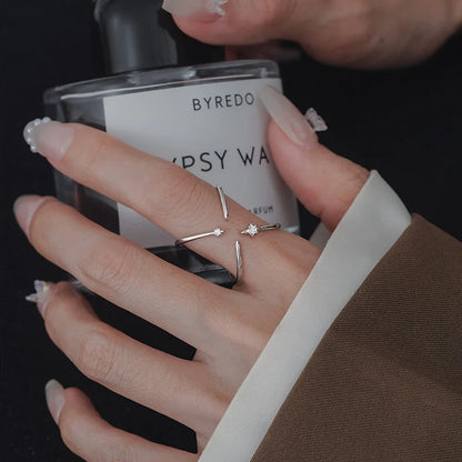 925 Sterling Silver Flower Lace Ring