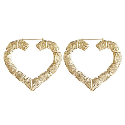 Punk Big Statement Bamboo Round Hoops
