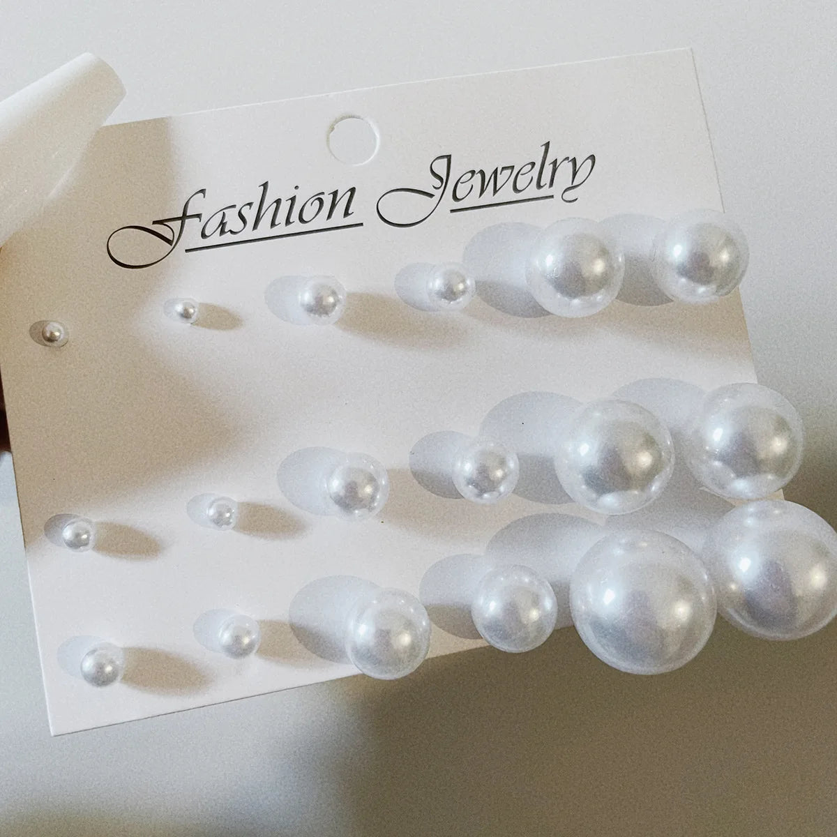 Women’s Pearl & Stud Earrings Set