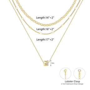 Necklace Zircon-laid Necklace Suit Women